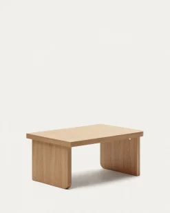 Kave Home Salontafel Oaq Eikenfineer Natuurlijk 82x60cm