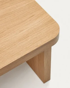 Kave Home Salontafel Oaq Eikenfineer Natuurlijk 82x60cm