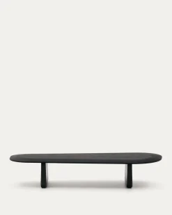 Kave Home Salontafel Pirita Eikenhout Zwart 146x56,5cm