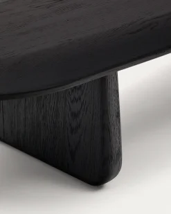 Kave Home Salontafel Pirita Eikenhout Zwart 146x56,5cm