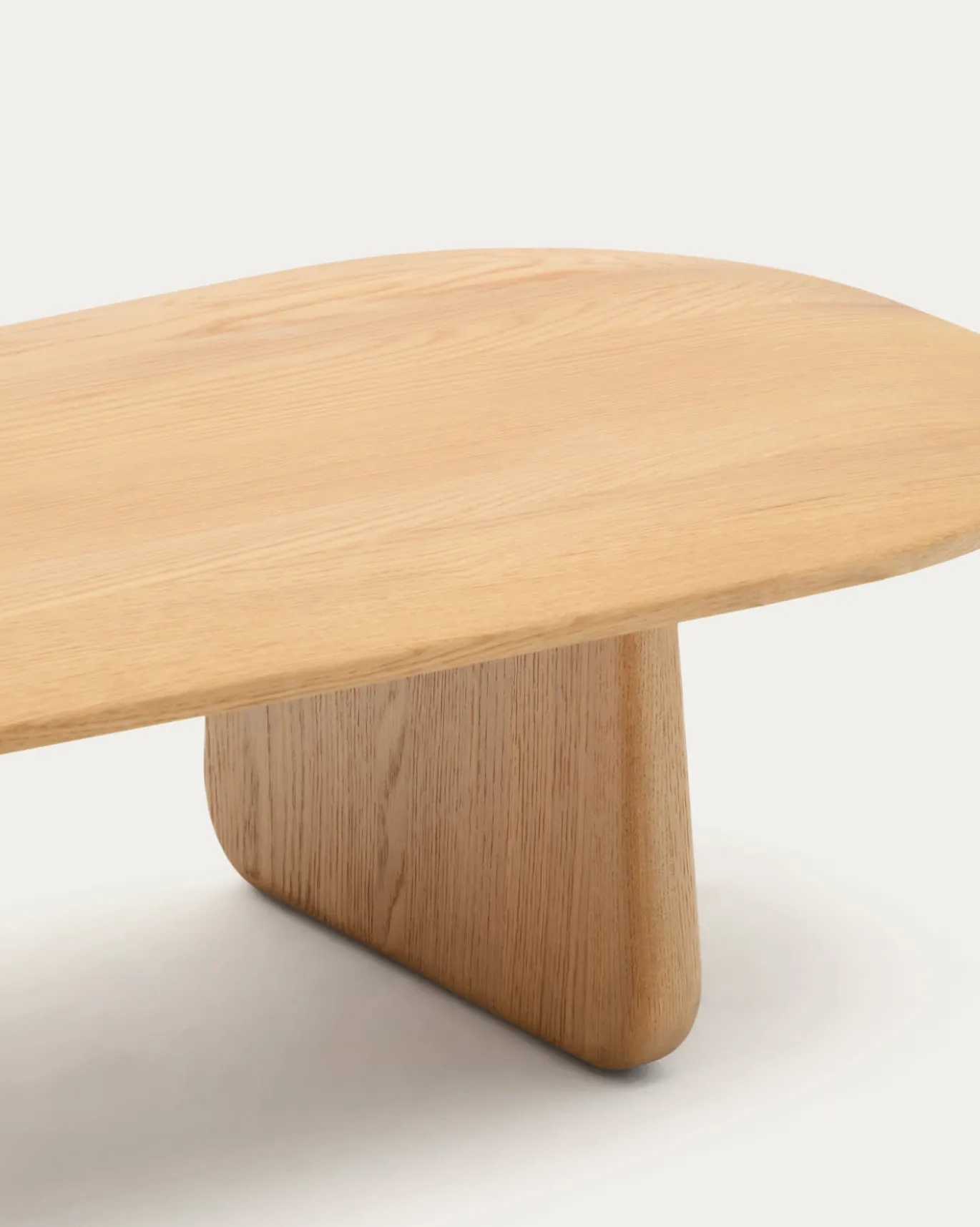 Kave Home Salontafel Pirita Eikenhout Naturel 146x56,5cm