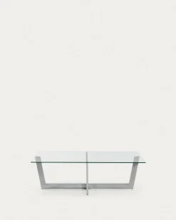 Kave Home Salontafel Plam Transparant Glas 120x70cm