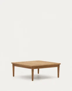 Kave Home Salontafel Portitxol Massief Teakhout 80x80cm