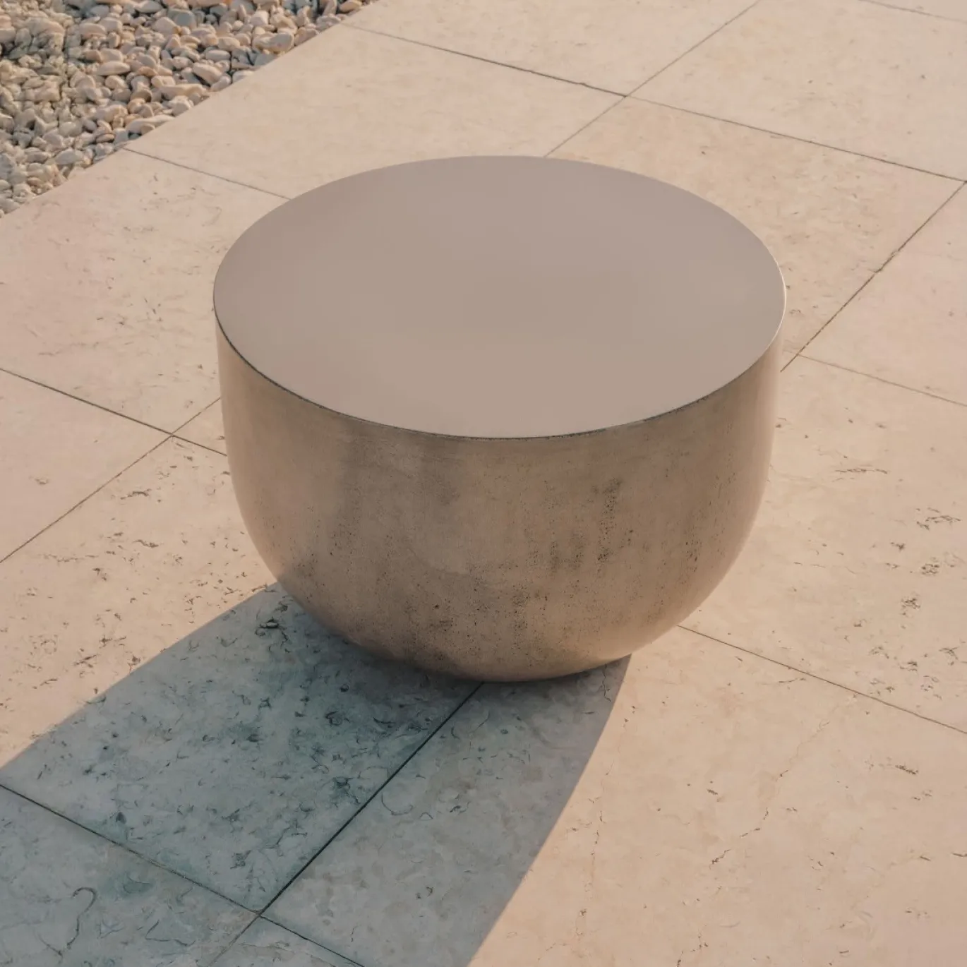 Kave Home Salontafel Ronde Garbet Cement Ø60cm