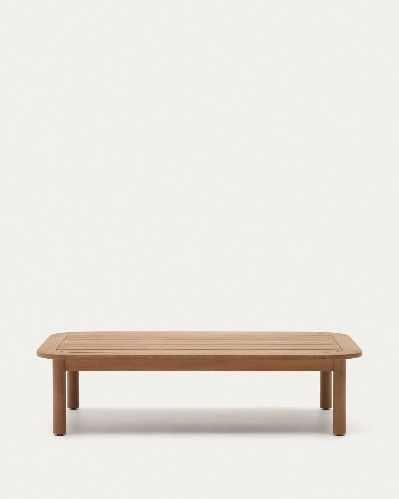 Kave Home Salontafel Sacova Outdoor Massief Eucalyptushout 140x89cm