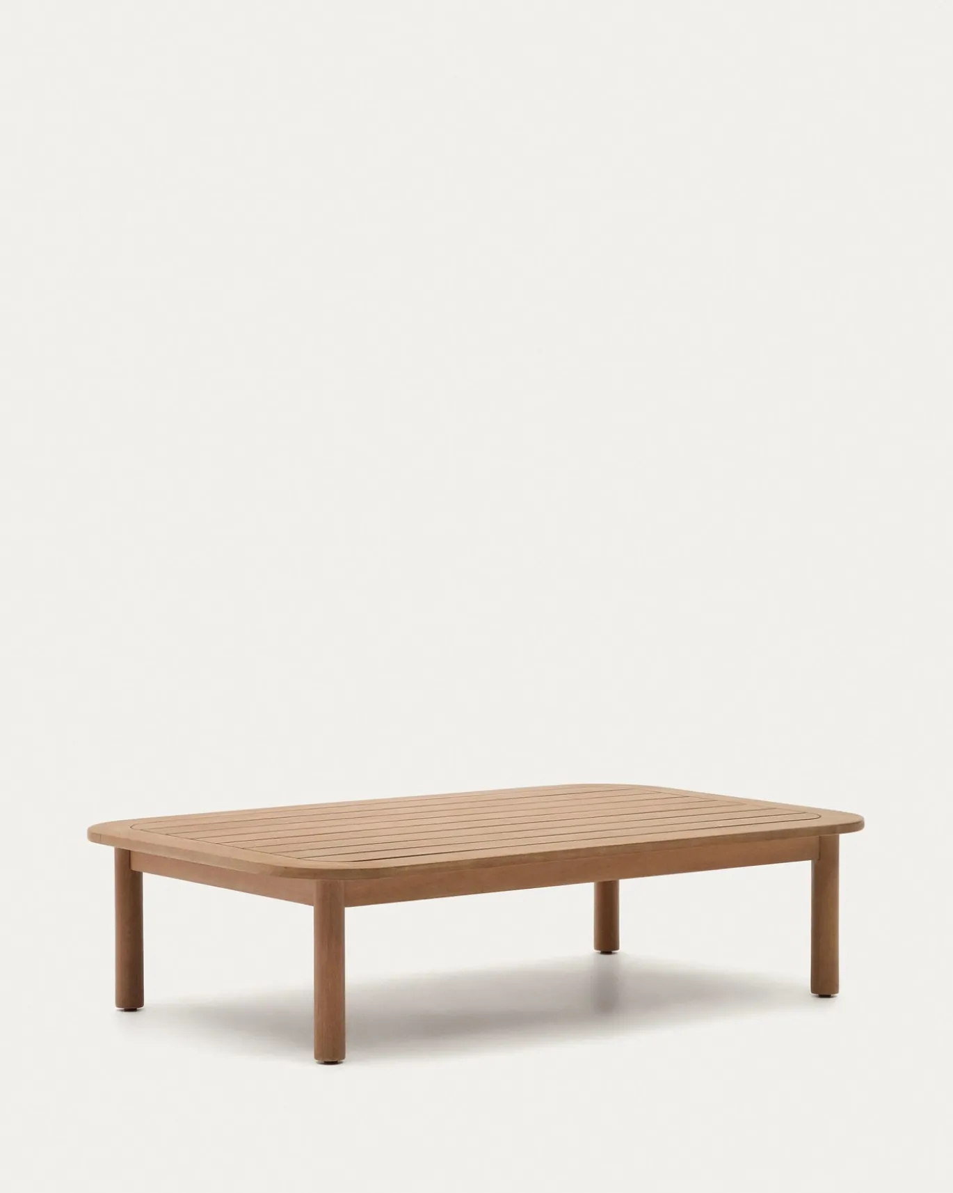 Kave Home Salontafel Sacova Outdoor Massief Eucalyptushout 140x89cm