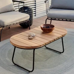Kave Home Salontafel Salguer Outdoor Massief Acaciahout Ø100x50cm