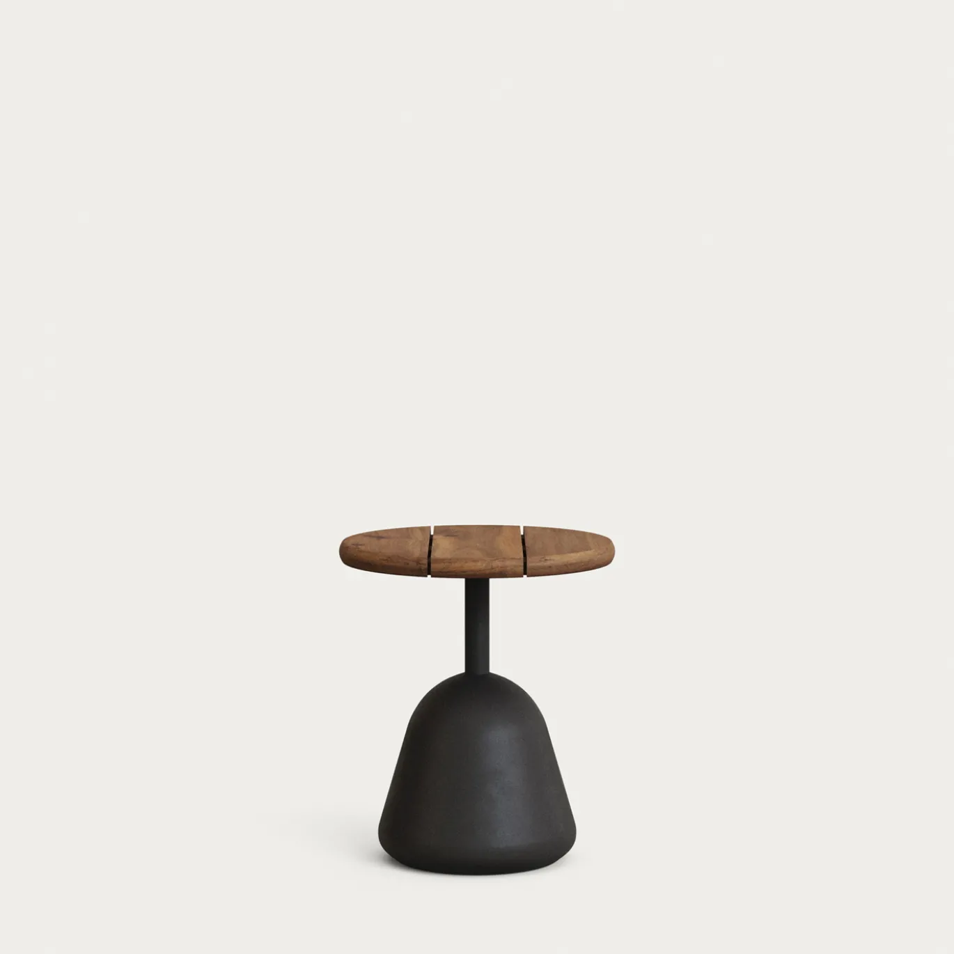 Kave Home Salontafel Saura Hout Walnoot Ø43cm