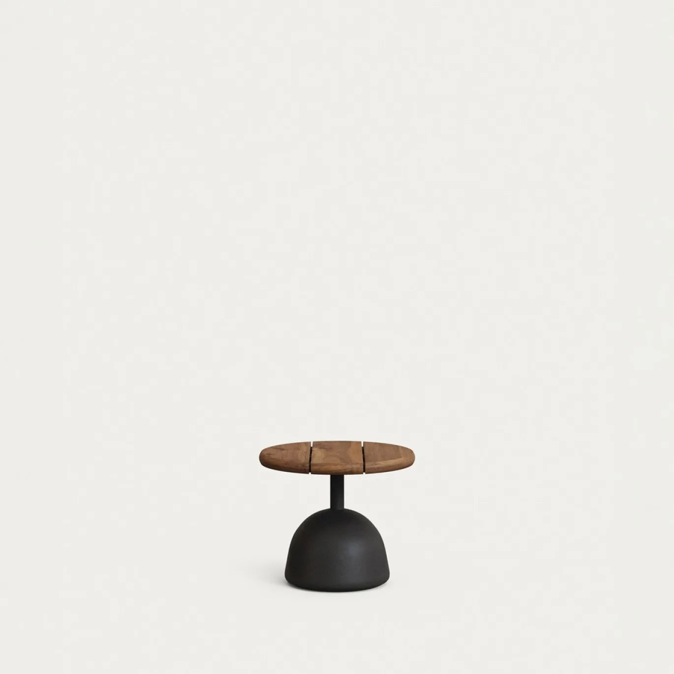 Kave Home Salontafel Saura met Acacia Blad Walnoot Ø43x35cm