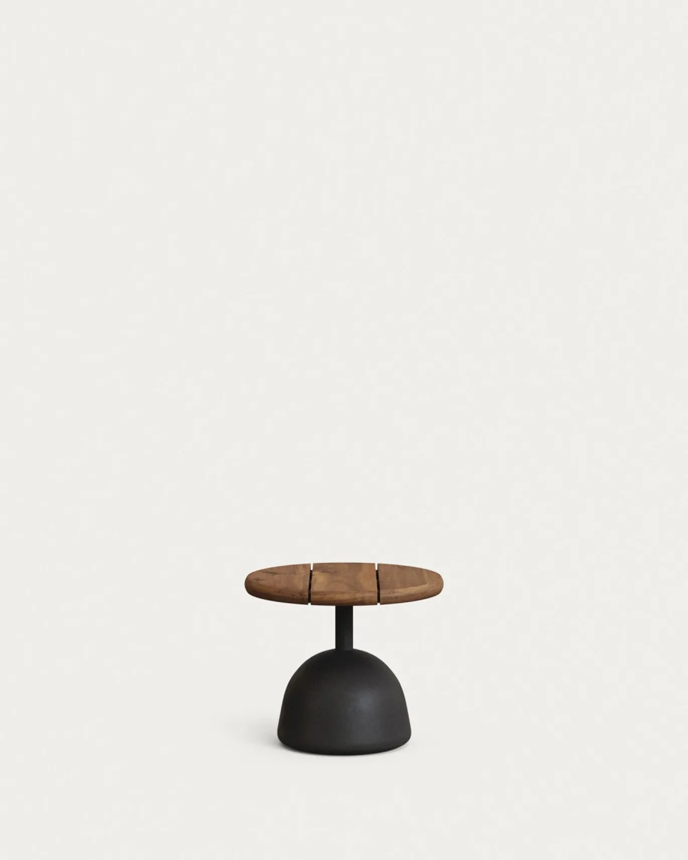 Kave Home Salontafel Saura met Acacia Blad Walnoot Ø43x35cm