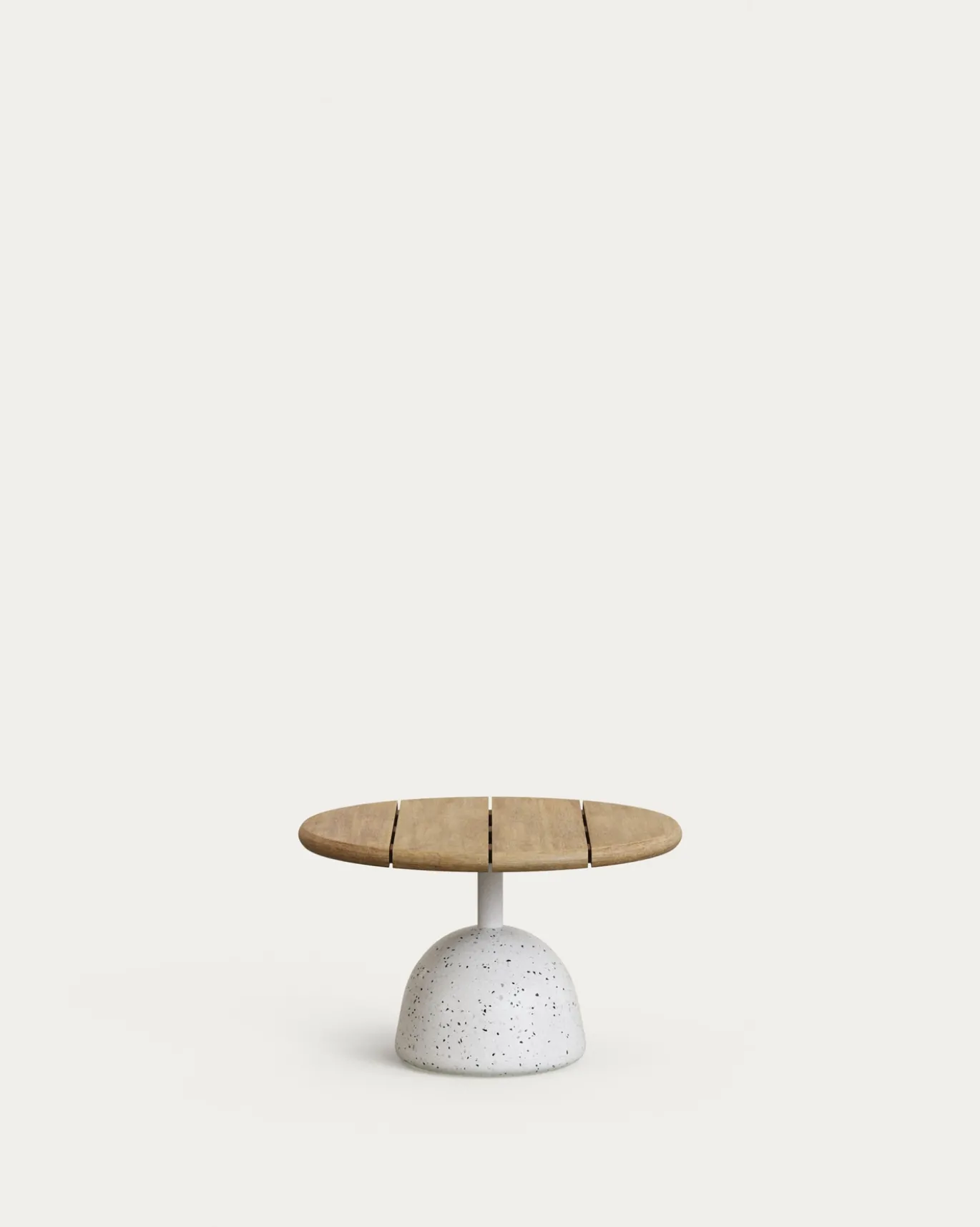 Kave Home Salontafel Saura Wit Terrazzo 32xØ55cm
