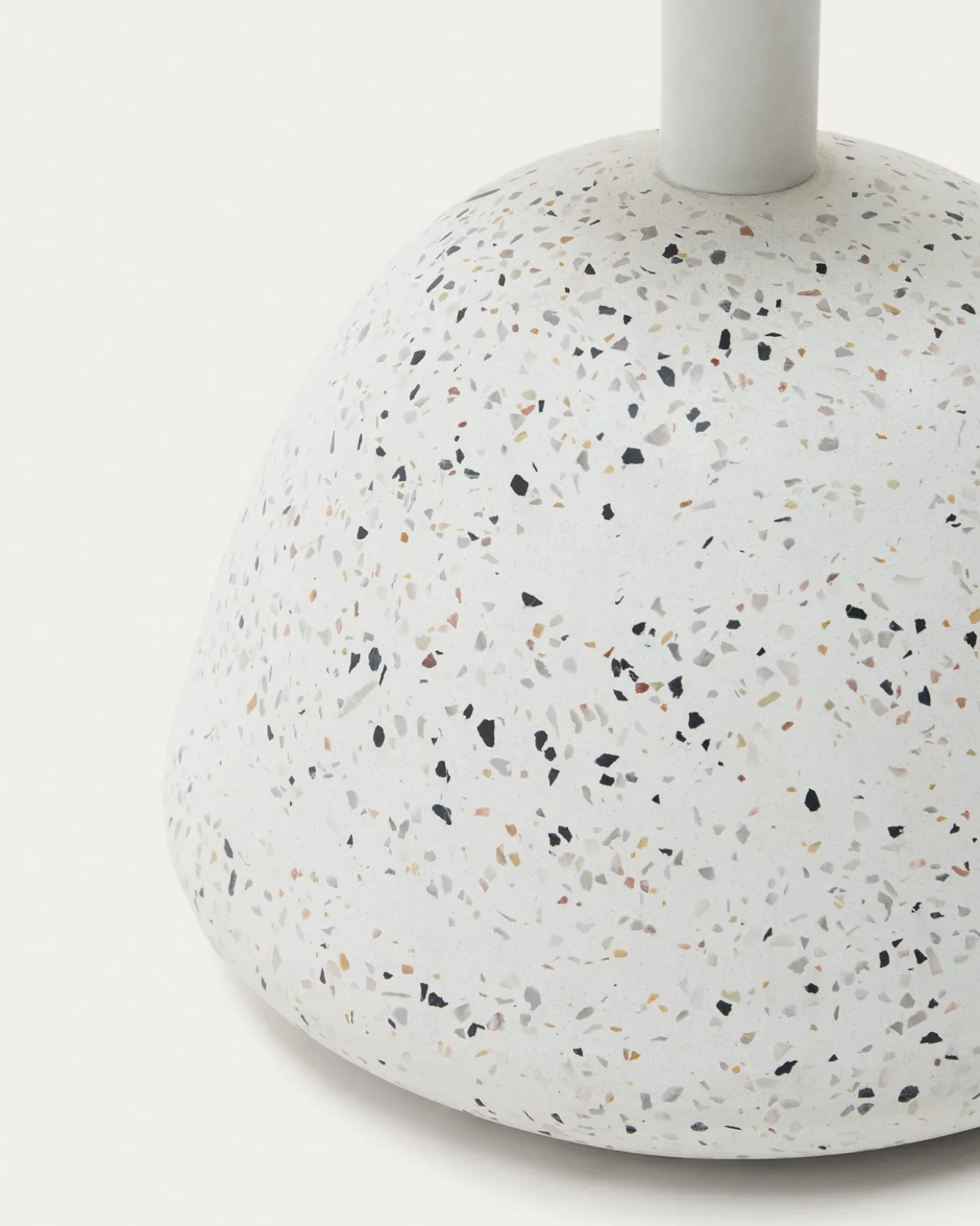 Kave Home Salontafel Saura Wit Terrazzo 32x48x48cm