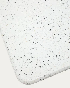 Kave Home Salontafel Saura Wit Terrazzo 32x48x48cm