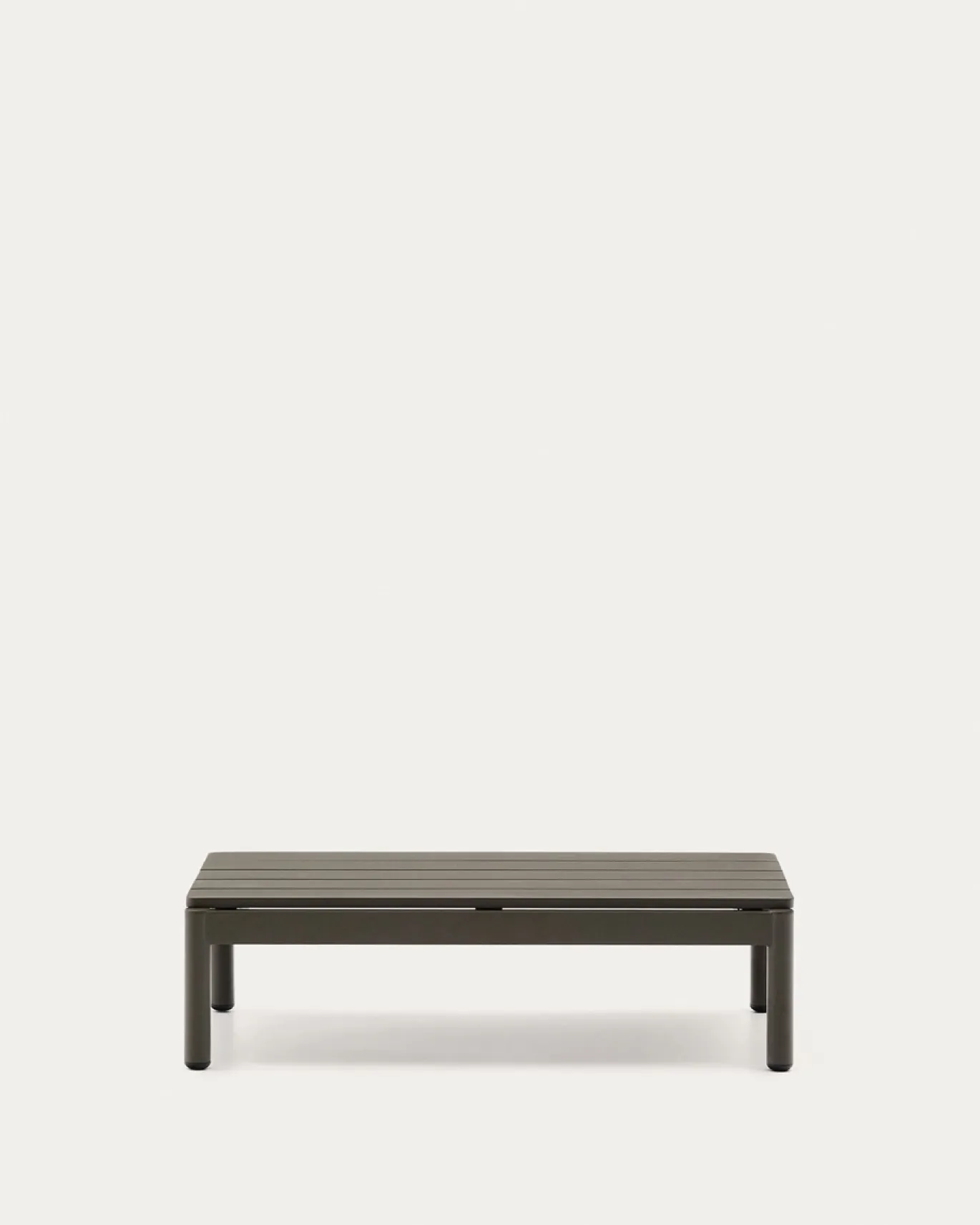 Kave Home Salontafel Sorells Groen Aluminium 52,4x91cm
