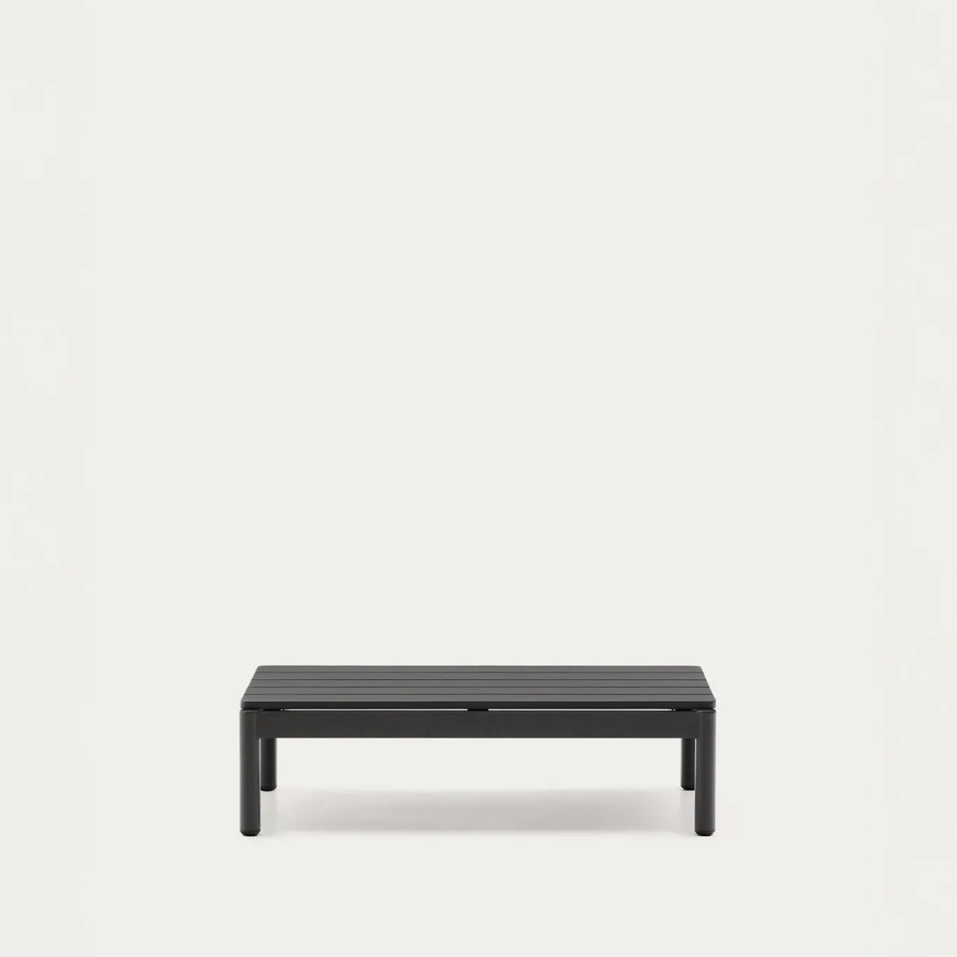 Kave Home Salontafel Sorells Grijs Aluminium 52,4x91cm