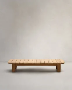 Kave Home Salontafel Tirant Massief Teakhout 140x70cm