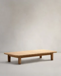 Kave Home Salontafel Tirant Massief Teakhout 140x70cm
