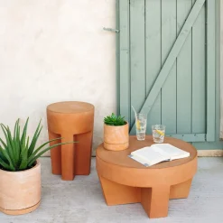 Kave Home Salontafel Vilena Terracotta Ø60cm