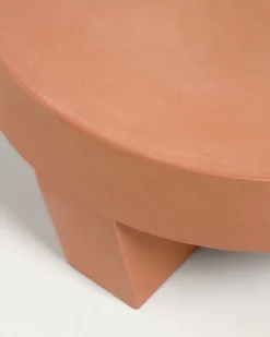 Kave Home Salontafel Vilena Terracotta Ø60cm