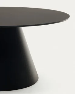Kave Home Salontafel Wilshire Gehard Glas Ø80cm