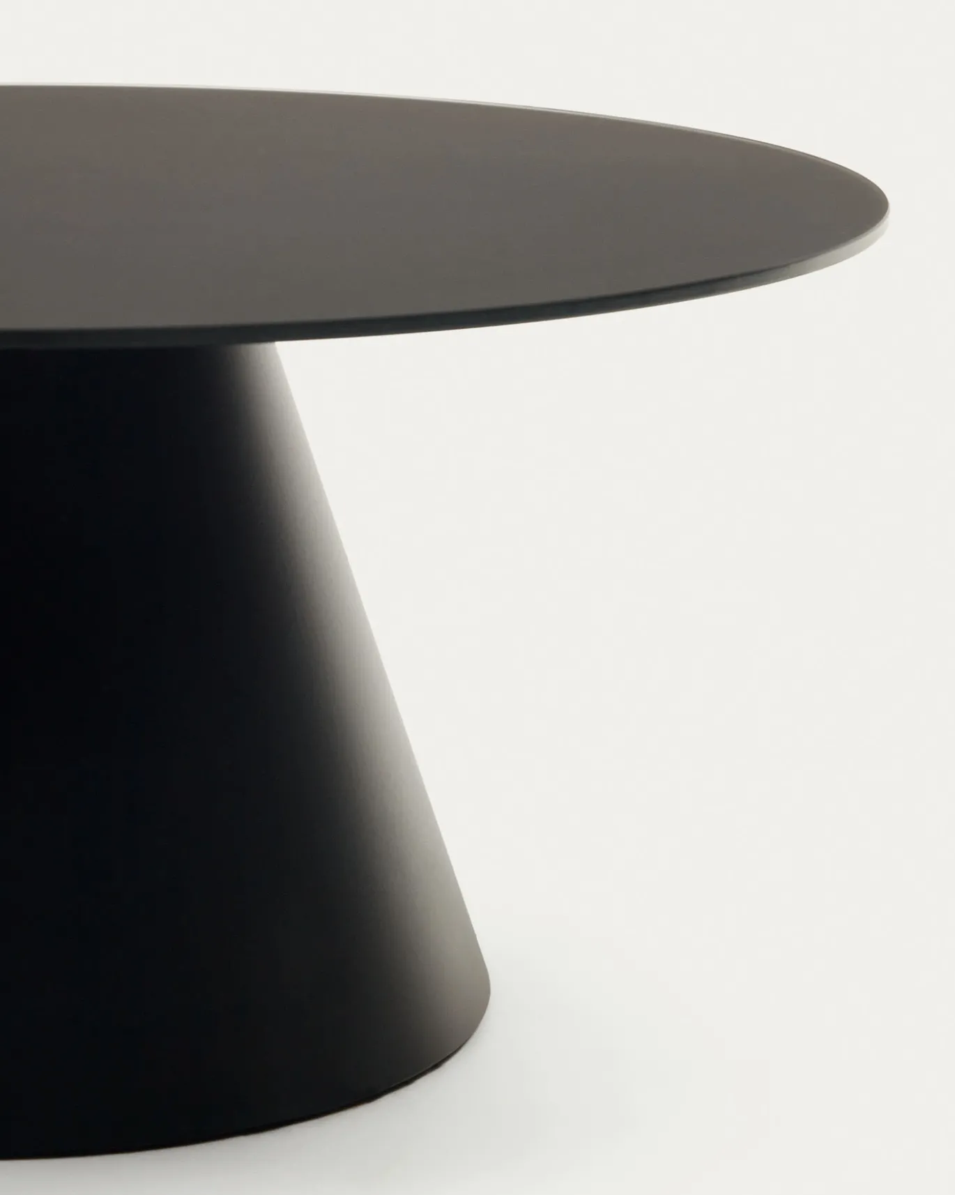 Kave Home Salontafel Wilshire Gehard Glas Ø80cm