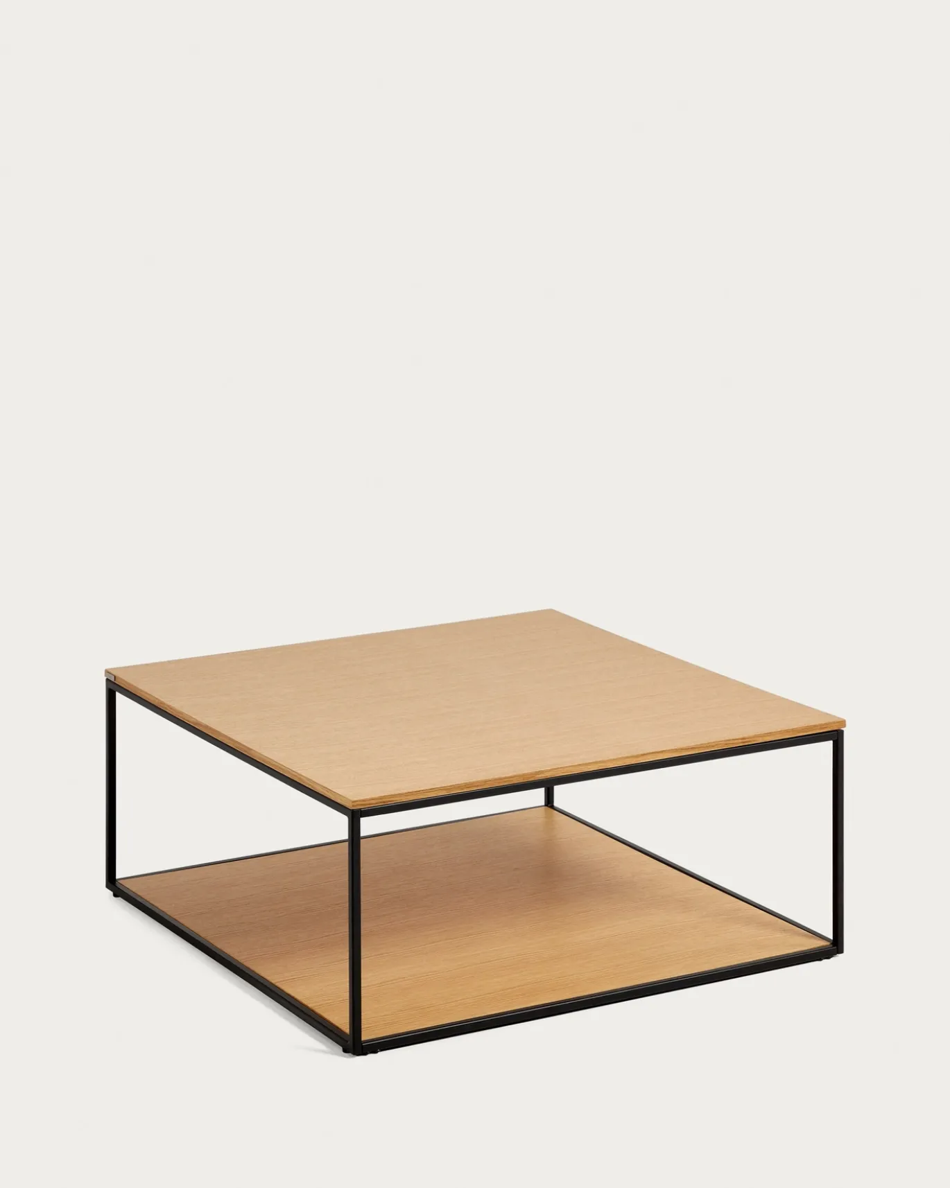 Kave Home Salontafel Yoana Naturel Eikenfineer 80x80cm