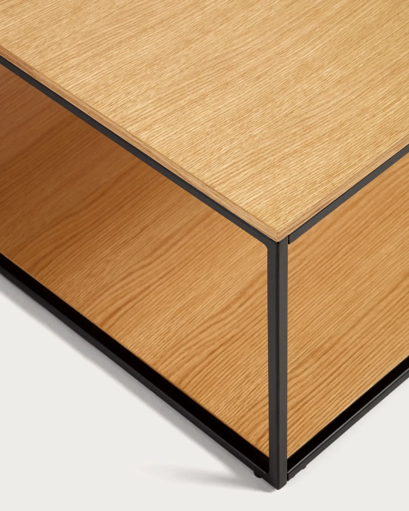 Kave Home Salontafel Yoana Naturel Eikenfineer 80x80cm