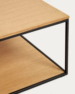 Kave Home Salontafel Yoana Naturel Eikenfineer 80x80cm