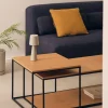 Kave Home Salontafel Yoana Set van 2 Naturel Eikenfineer