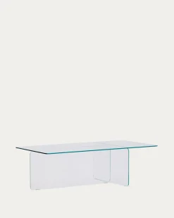 Kave Home Salontafel Zaren Doorzichtig Gehard Glas 120x60cm