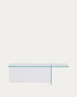 Kave Home Salontafel Zaren Doorzichtig Gehard Glas 120x60cm