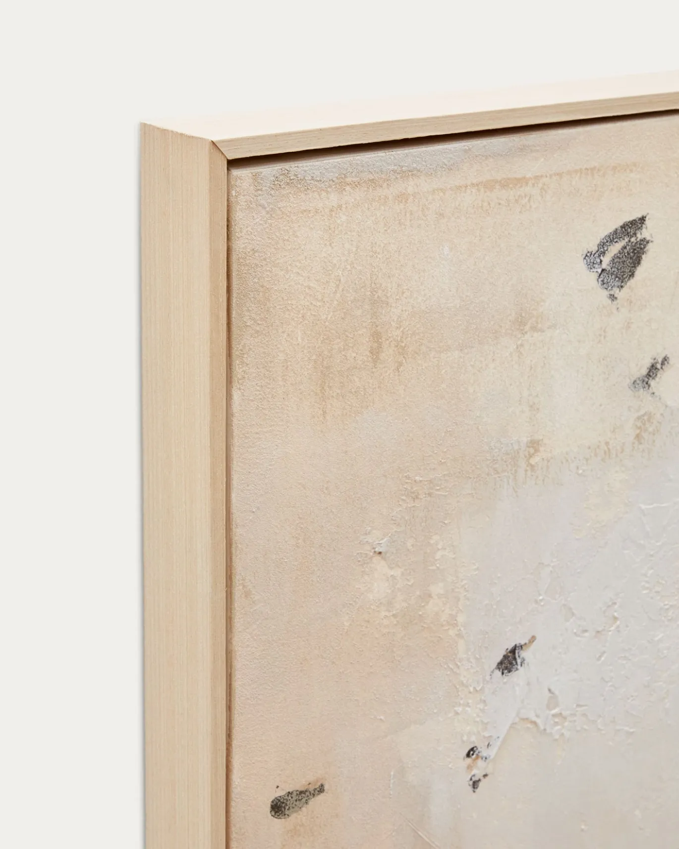 Kave Home Schilderij Abstract Silpa Taupe 200x120cm