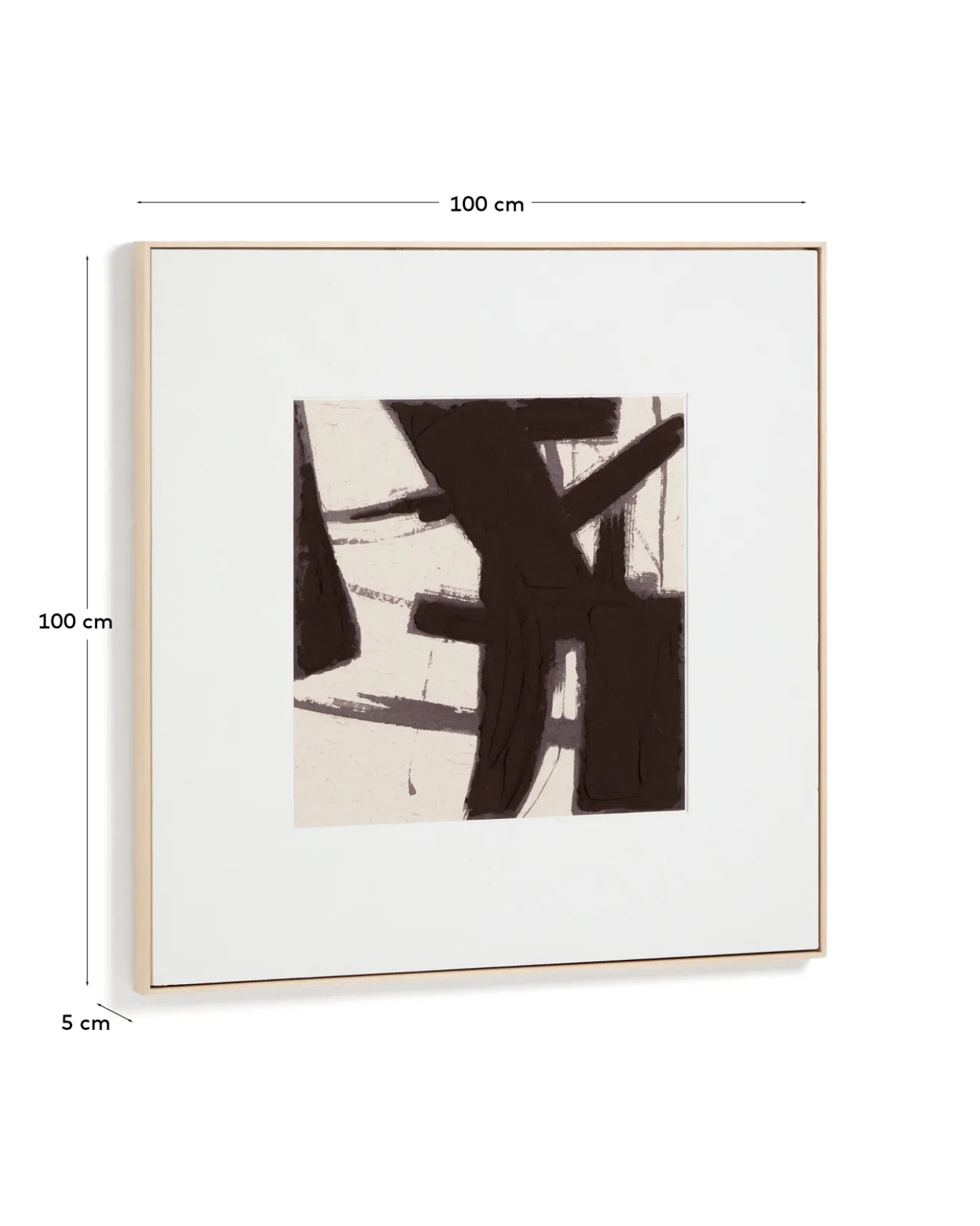 Kave Home Schilderij Arilan Abstract 100cm Links