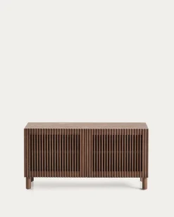 Kave Home Schoenenkast Beyla Essenfineer Walnoot 98cm
