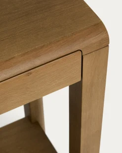 Kave Home Sidetable Arelida Eiken Lichtbruin 112cm