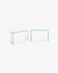 Kave Home Sidetable Burano Glas 125cm