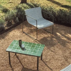 Kave Home Sidetable Maurina Staal Tegels Groen 81cm