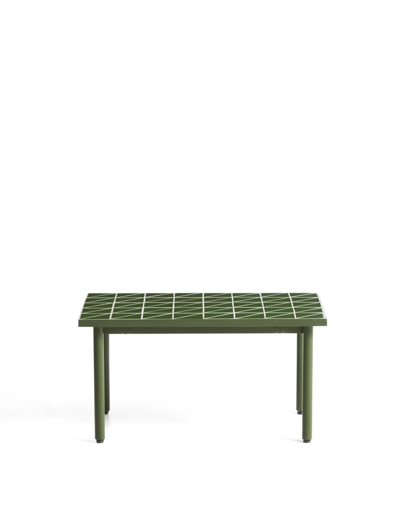 Kave Home Sidetable Maurina Staal Tegels Groen 81cm
