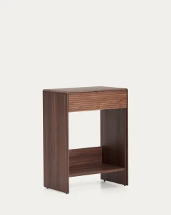 Kave Home Sidetable Norlen Walnoot 120cm
