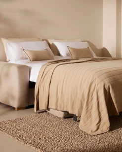 Kave Home Slaapbank Anley 4-Zits Beige