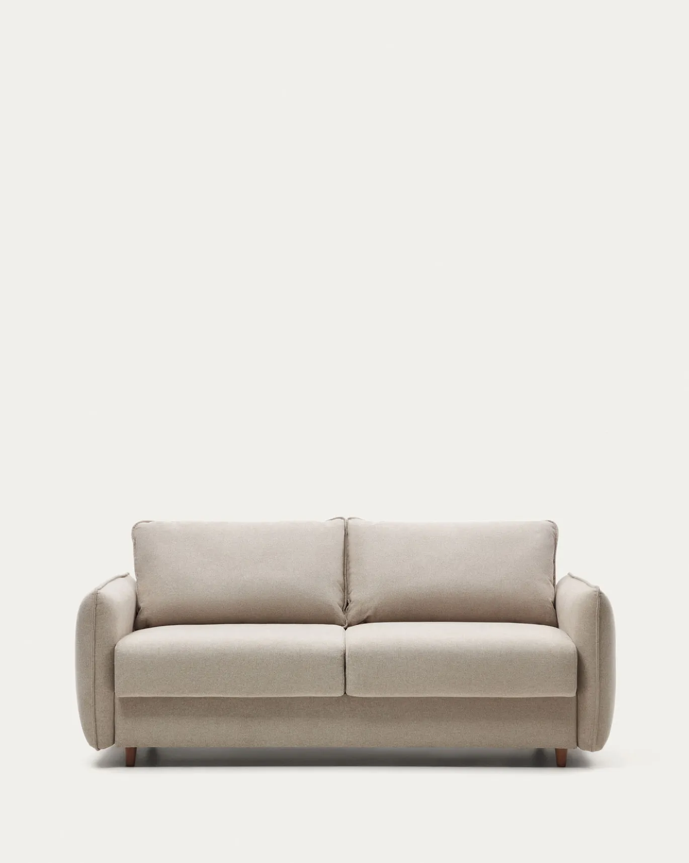 Kave Home Slaapbank Carlota 2-Zits Beige Chenille 185cm