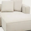 Kave Home Slaapbank Marela Chaise Longue Rechts Chenille Beige 276cm