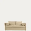 Kave Home Slaapbank Tanit Beige Massief Beukenhout 210cm
