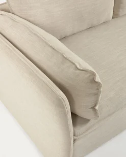 Kave Home Slaapbank Tanit Wit Massief Beukenhout 210cm