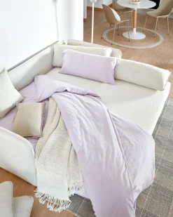 Kave Home Slaapbank Tanit Wit Massief Beukenhout 210cm