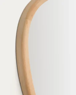Kave Home Spiegel Alura Teakhout 45,5x47cm