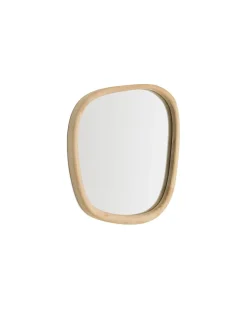 Kave Home Spiegel Alura Teakhout 45,5x47cm