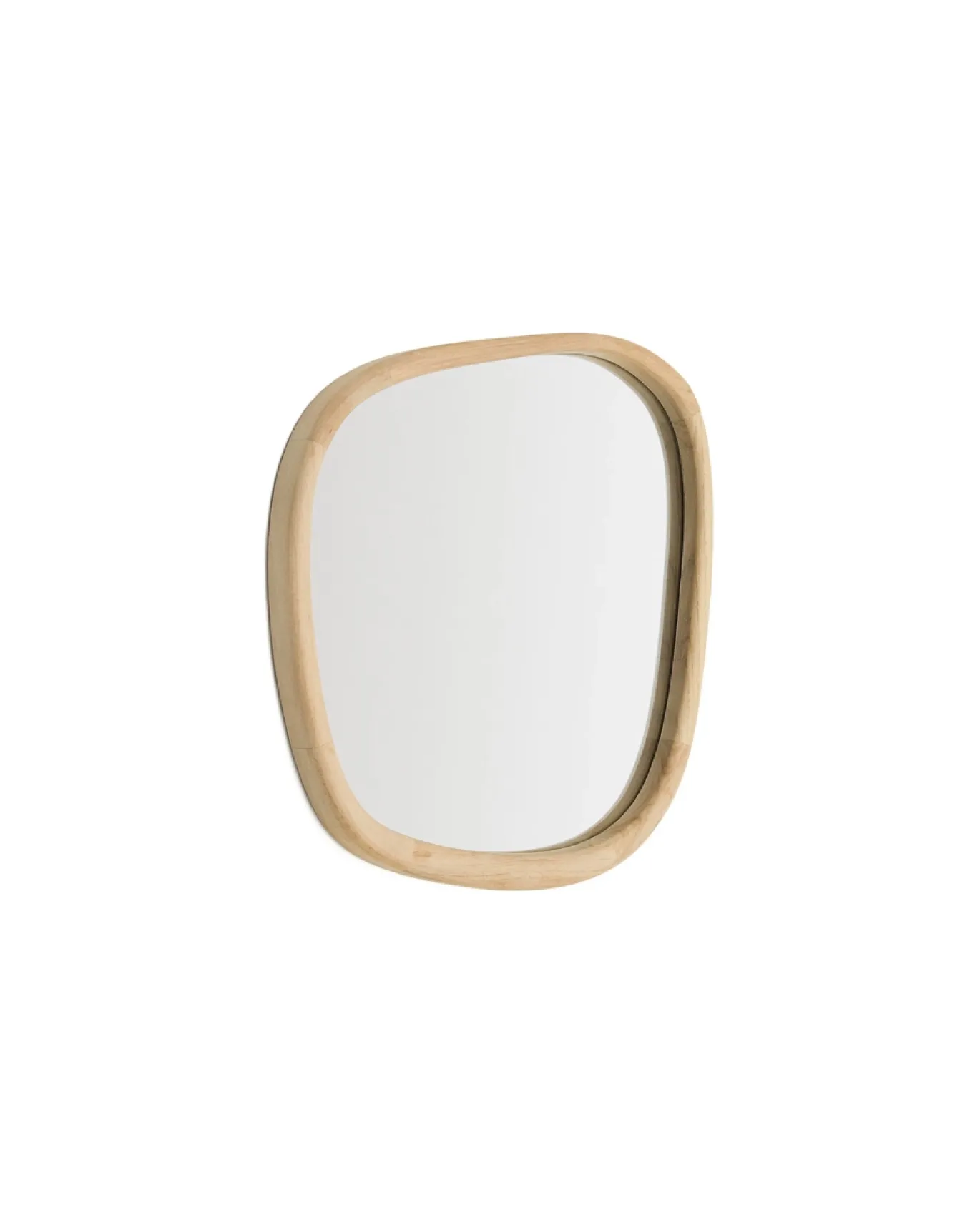 Kave Home Spiegel Alura Teakhout 45,5x47cm