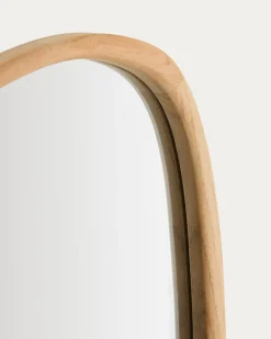 Kave Home Spiegel Alura Teakhout 45,5x47cm