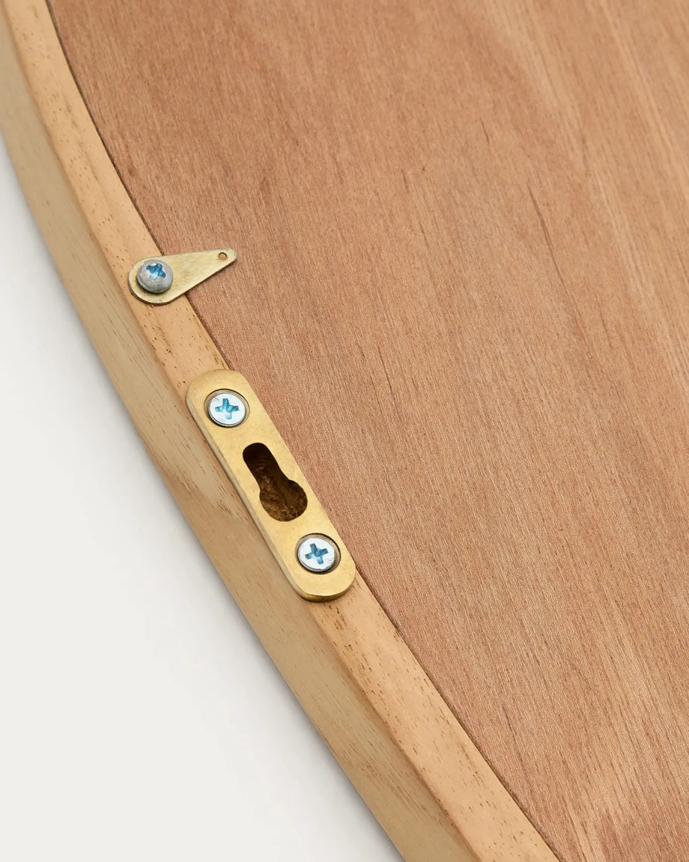Kave Home Spiegel Alura Teakhout 45,5x47cm